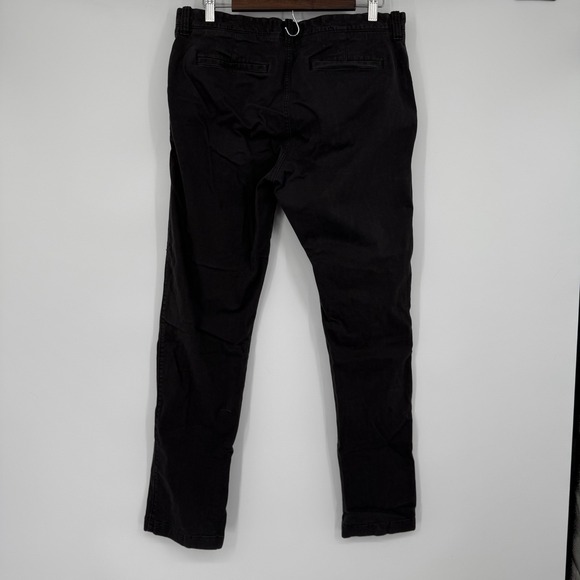 Madewell Mens Straight Leg Penn Slim Black Chino Pants Size 33x32 Business - Picture 2 of 6
